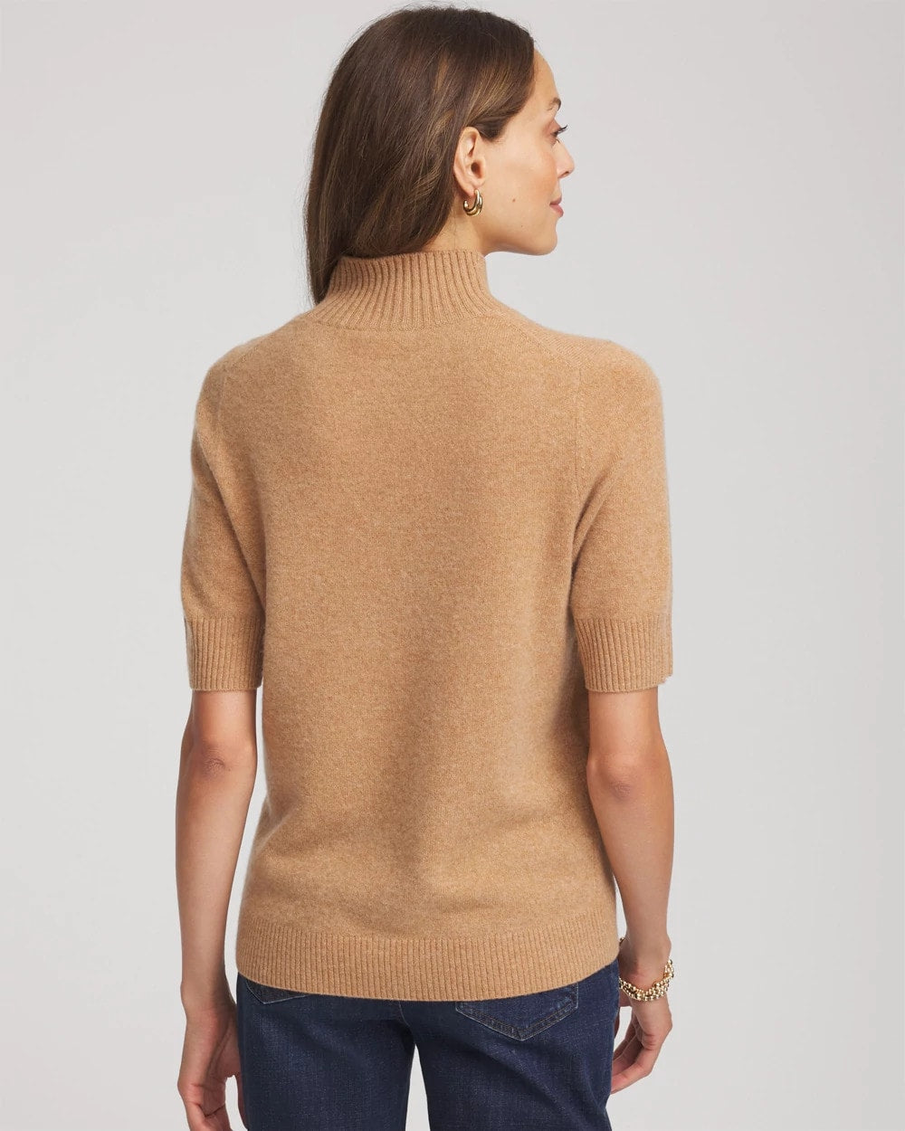 Chico's Value | Cashmere Elbow-Sleeve Sweater