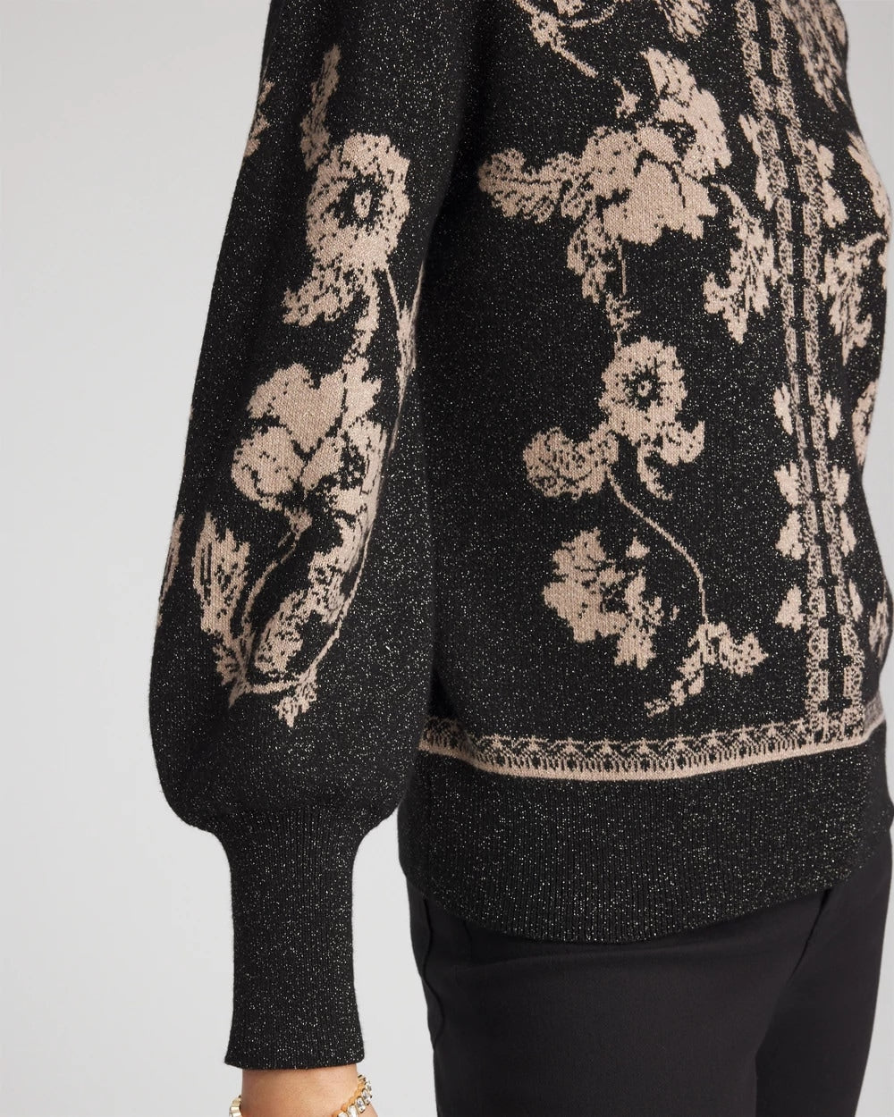 Chico's Best Price | Bryne Jacquard Mockneck Pullover
