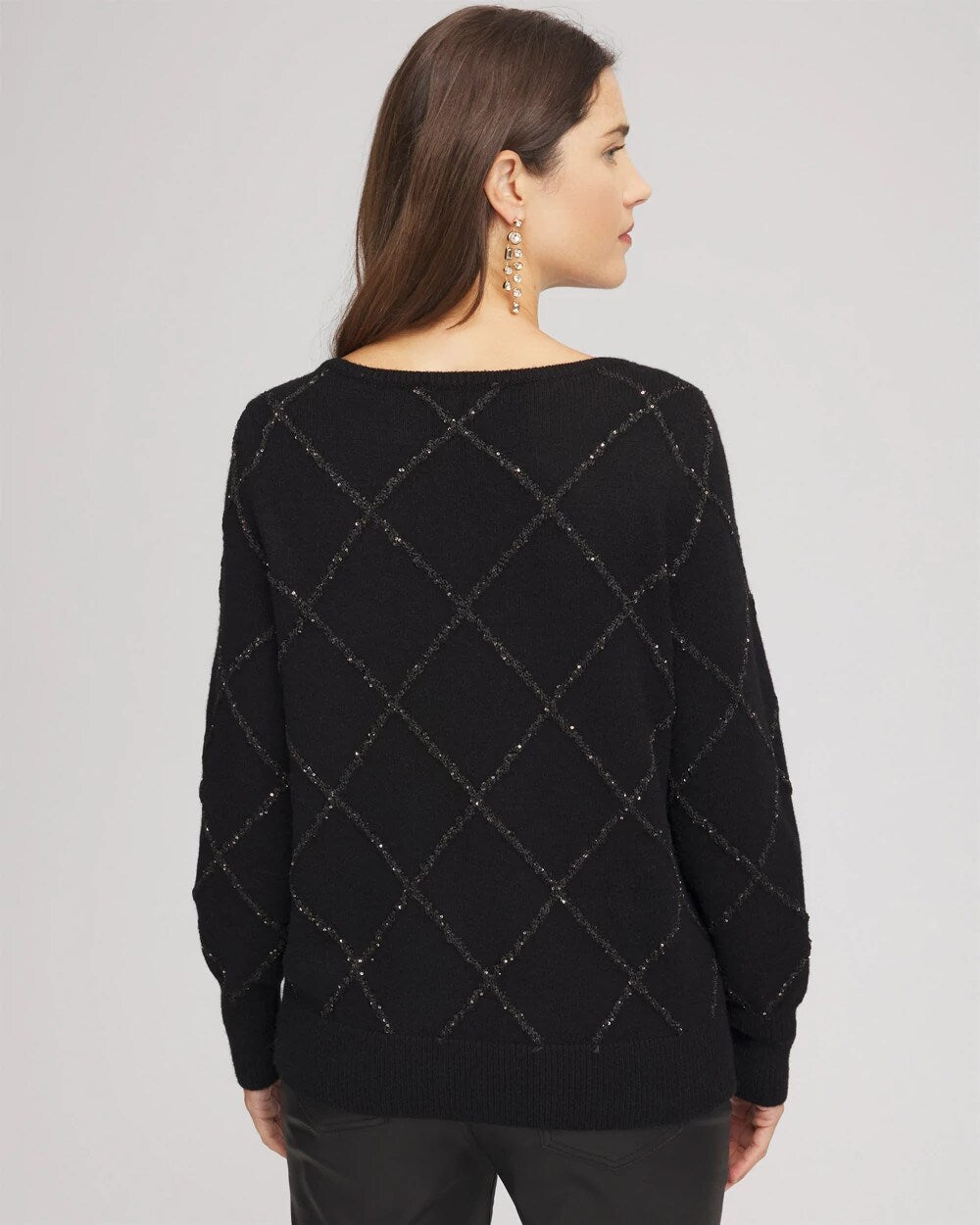 Chico's Great Value | Sparkling Diamonds Pullover Sweater