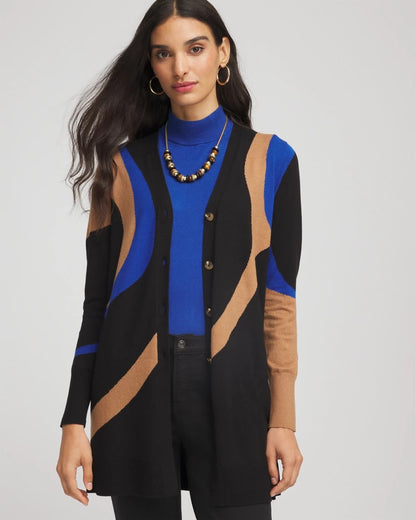 Chico's Customer Favorite | Ella Colorblock Cardigan Sweater
