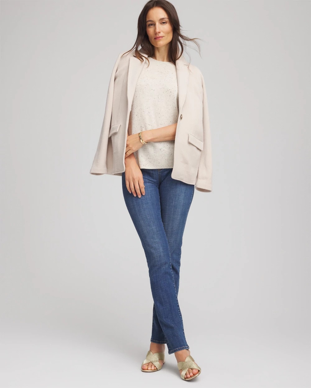 Chico's Discount | Crewneck Cashmere Pullover Sweater