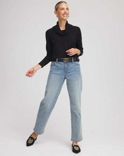 Chico's Featured | Cowlneck Long-Sleeved Sweater