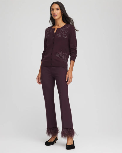 Chico's Latest | Embellished Crewneck Cardigan