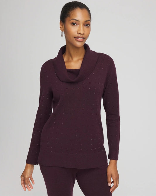 Chico's Trending | Zenergy® Luxe Diamante Cowlneck Tunic