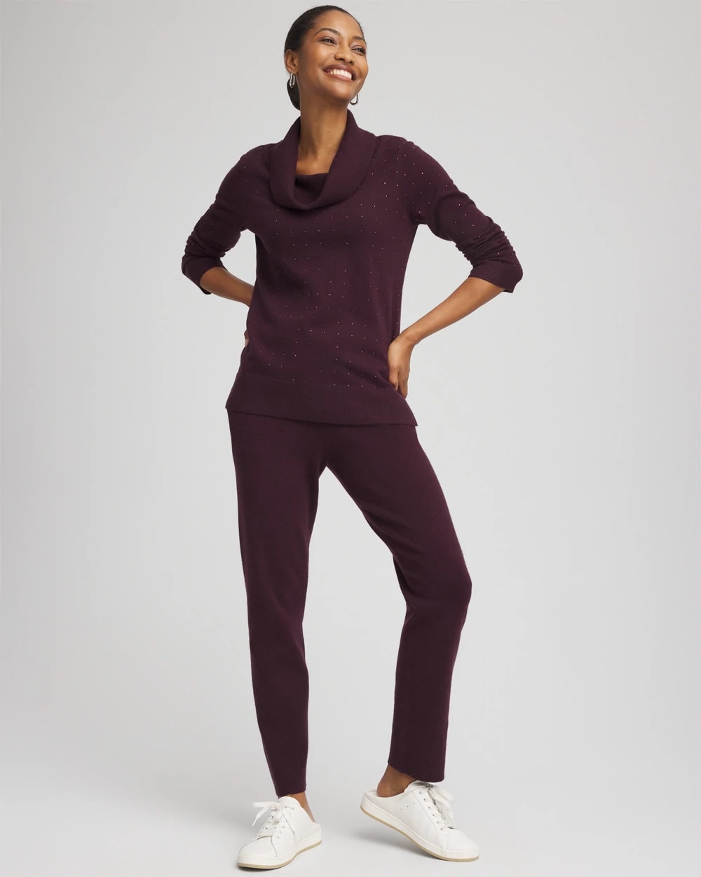 Chico's Trending | Zenergy® Luxe Diamante Cowlneck Tunic