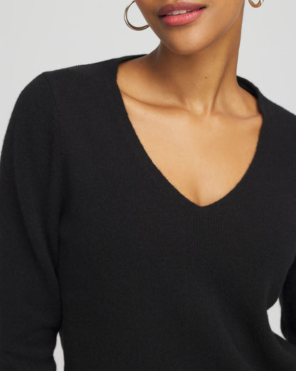 Chico's Discount | Relaxed V-Neck Cashmere Sweater