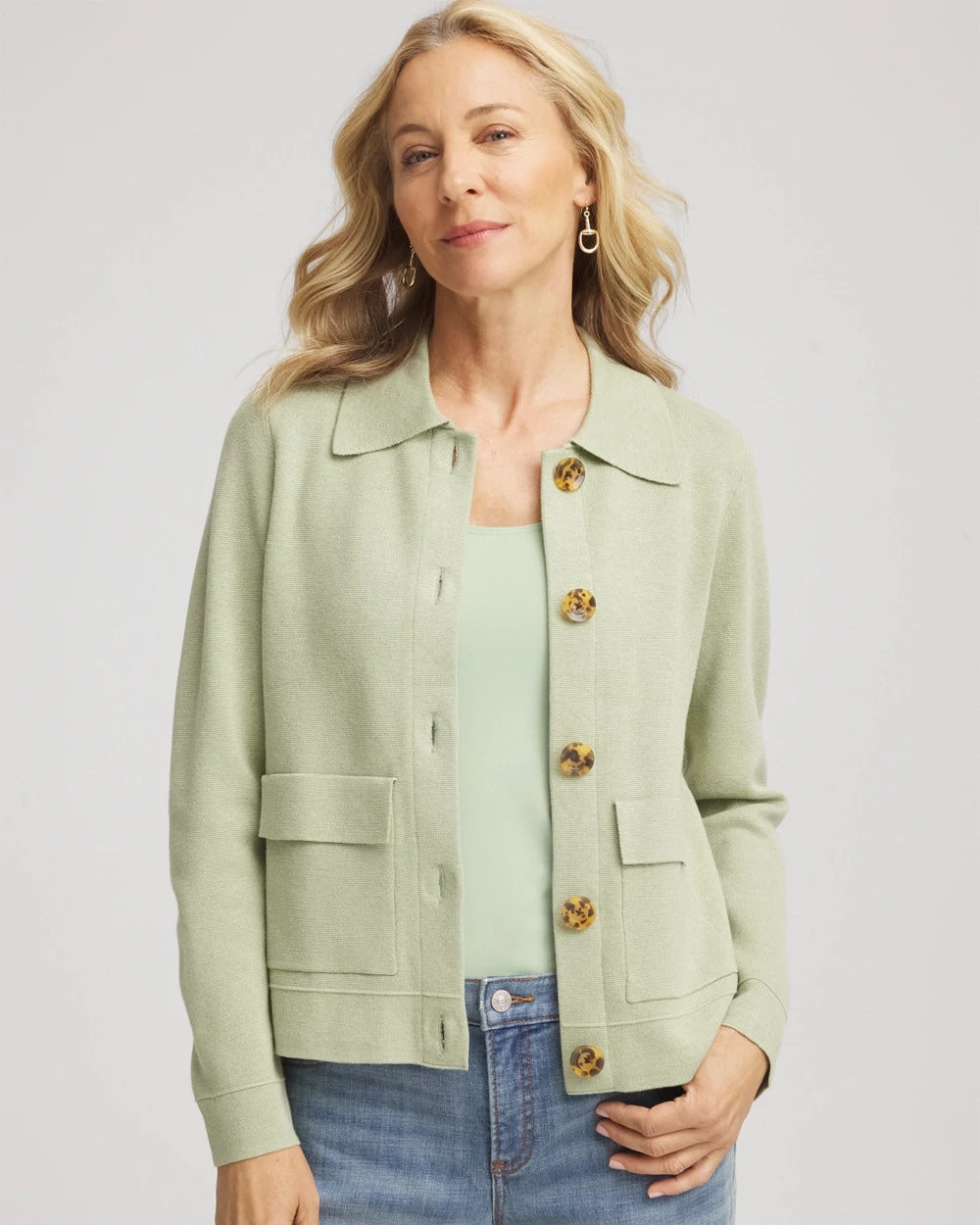 Chico's Recommended | Button-Front Cardigan Jacket