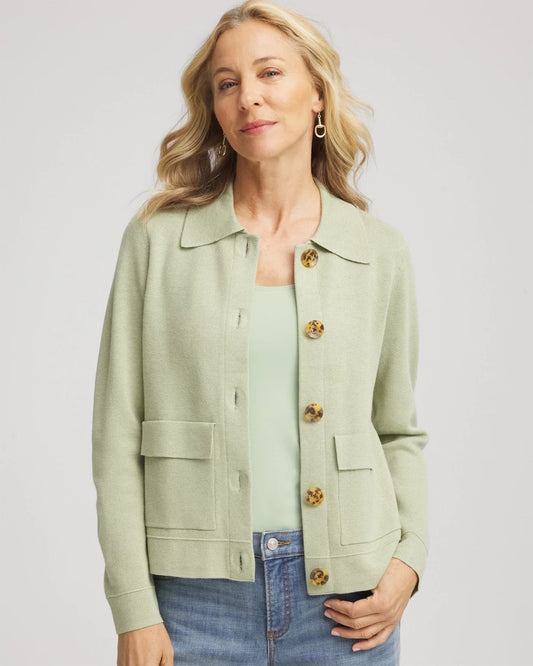 Chico's Recommended | Button-Front Cardigan Jacket