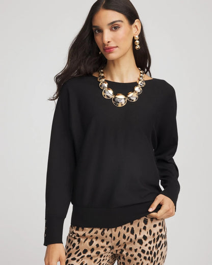 Chico's Top Pick | Ella Boatneck Pullover Sweater