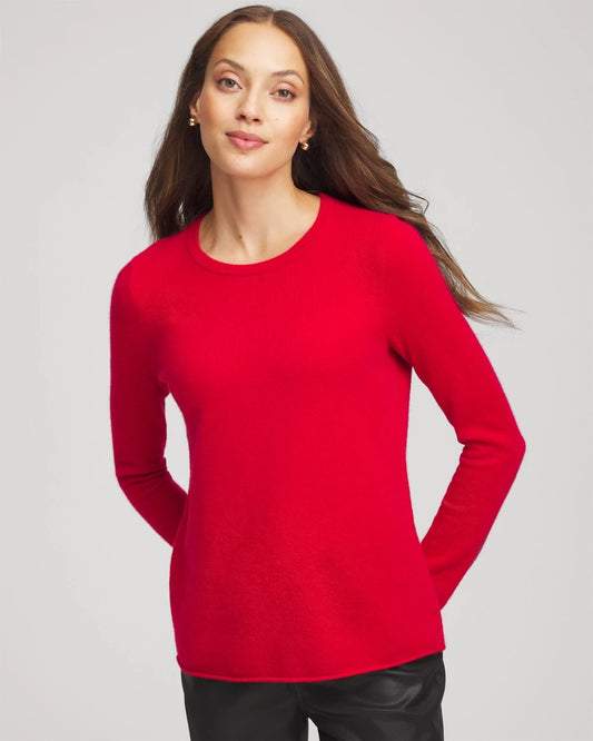 Chico's Exclusive | Crewneck Cashmere Pullover Sweater