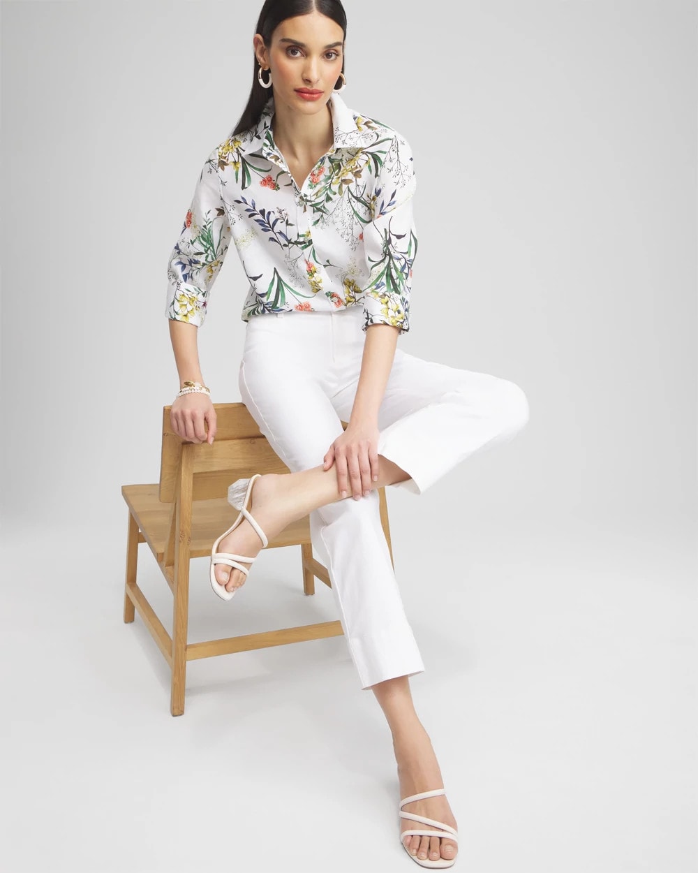 Chico's Latest | Trapunto Straight Leg Cropped Pants