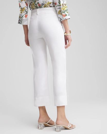 Chico's Latest | Trapunto Straight Leg Cropped Pants