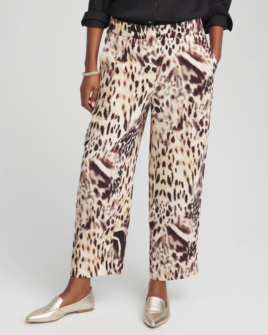 Chico's Best Price | Bengal Marks Crepe Pull-On Ankle Pants