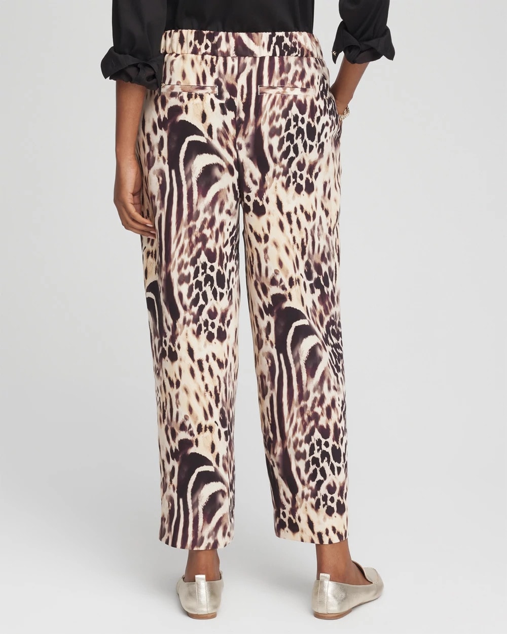 Chico's Best Price | Bengal Marks Crepe Pull-On Ankle Pants