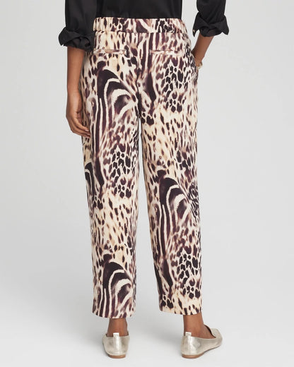 Chico's Best Price | Bengal Marks Crepe Pull-On Ankle Pants