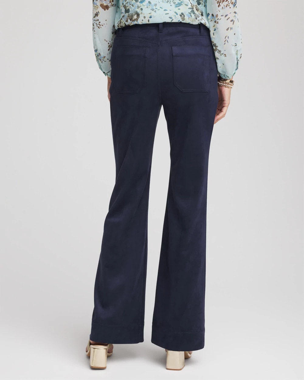 Chico's Smart Buy | Faux Suede Bootcut Ankle Pants