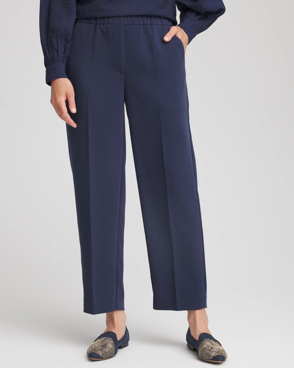 Chico's Featured | Stretch Crepe Tapered Ankle Pants