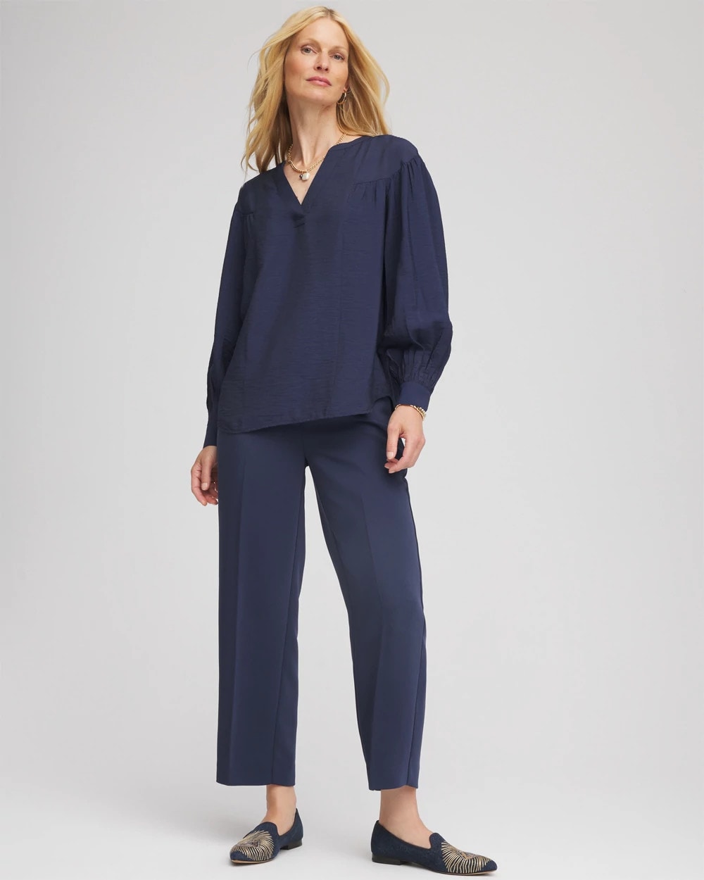 Chico's Featured | Stretch Crepe Tapered Ankle Pants