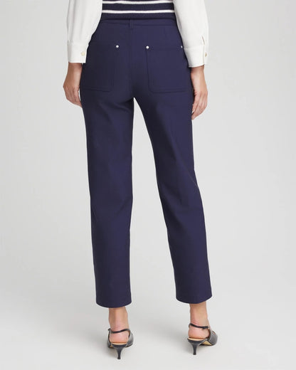 Chico's Top Pick | Cotton Straight Ankle Trousers