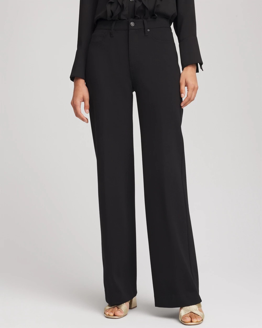 Chico's Classic | Five-Pocket Wide-Leg Ponte Pants