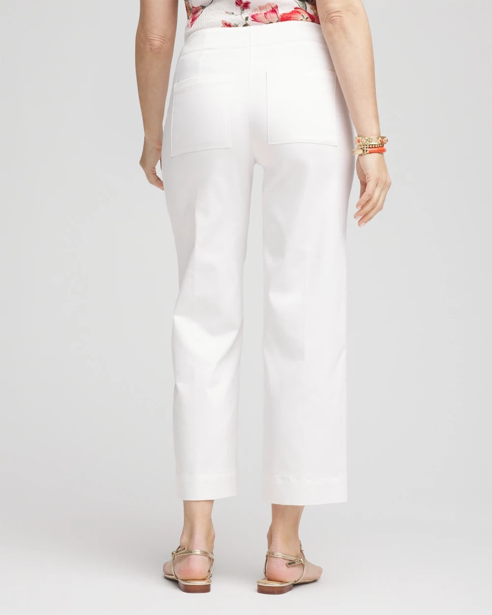 Chico's Popular | Sateen Cutout Cropped Pants