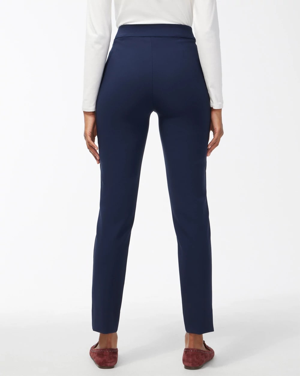 Chico's Exclusive | Bi-Stretch Front Seam Slit Ankle Pants