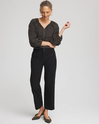 Chico's Trending | Emme Four Pocket Straight Cropped Pants