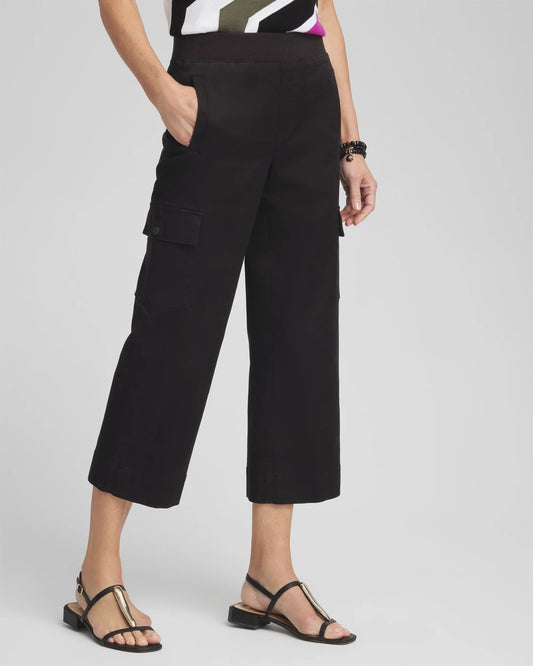 Chico's Customer Favorite | Cargo Straight Leg Cropped Pants