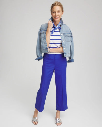 Chico's Best Seller | Lightweight Relaxed Straight Cropped Pants