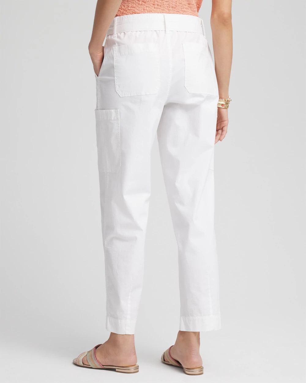 Chico's Top Pick | Poplin Pull-On Tapered-Leg Cropped Pants