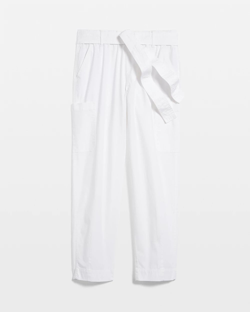 Chico's Top Pick | Poplin Pull-On Tapered-Leg Cropped Pants