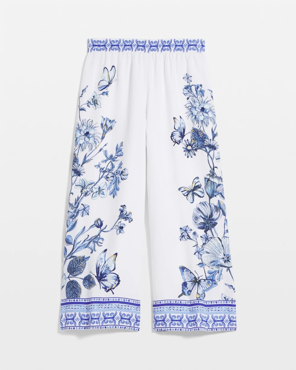 Chico's Best Price | Butterfly Pull-On Linen Cropped Pants