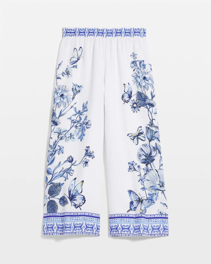Chico's Best Price | Butterfly Pull-On Linen Cropped Pants