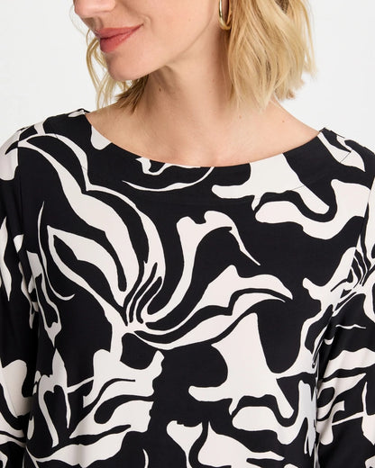 Chico's Premium | Jersey Knit Boatneck Shift Dress