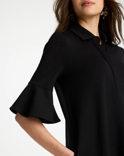 Chico's Latest | Knit Flounce Sleeve Dress