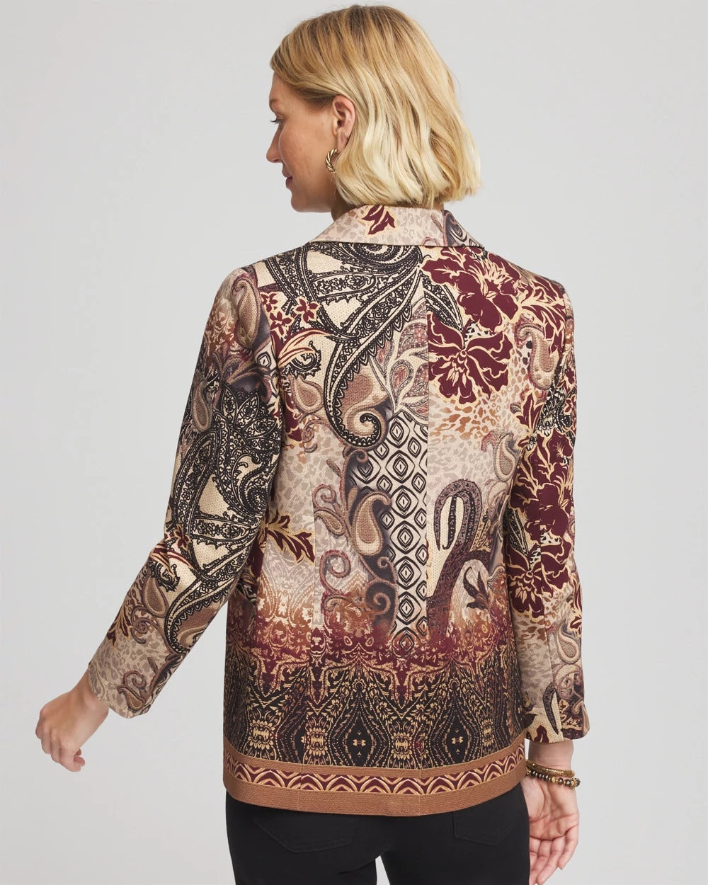 Chico's Sale | Artisanal Print Ponte Blazer