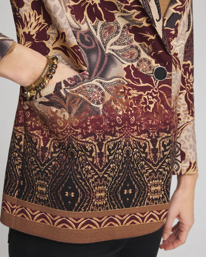 Chico's Sale | Artisanal Print Ponte Blazer