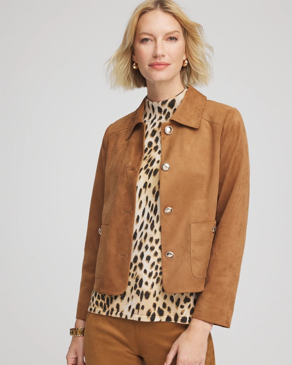 Chico's Customer Favorite | Suede Cropped Jacket