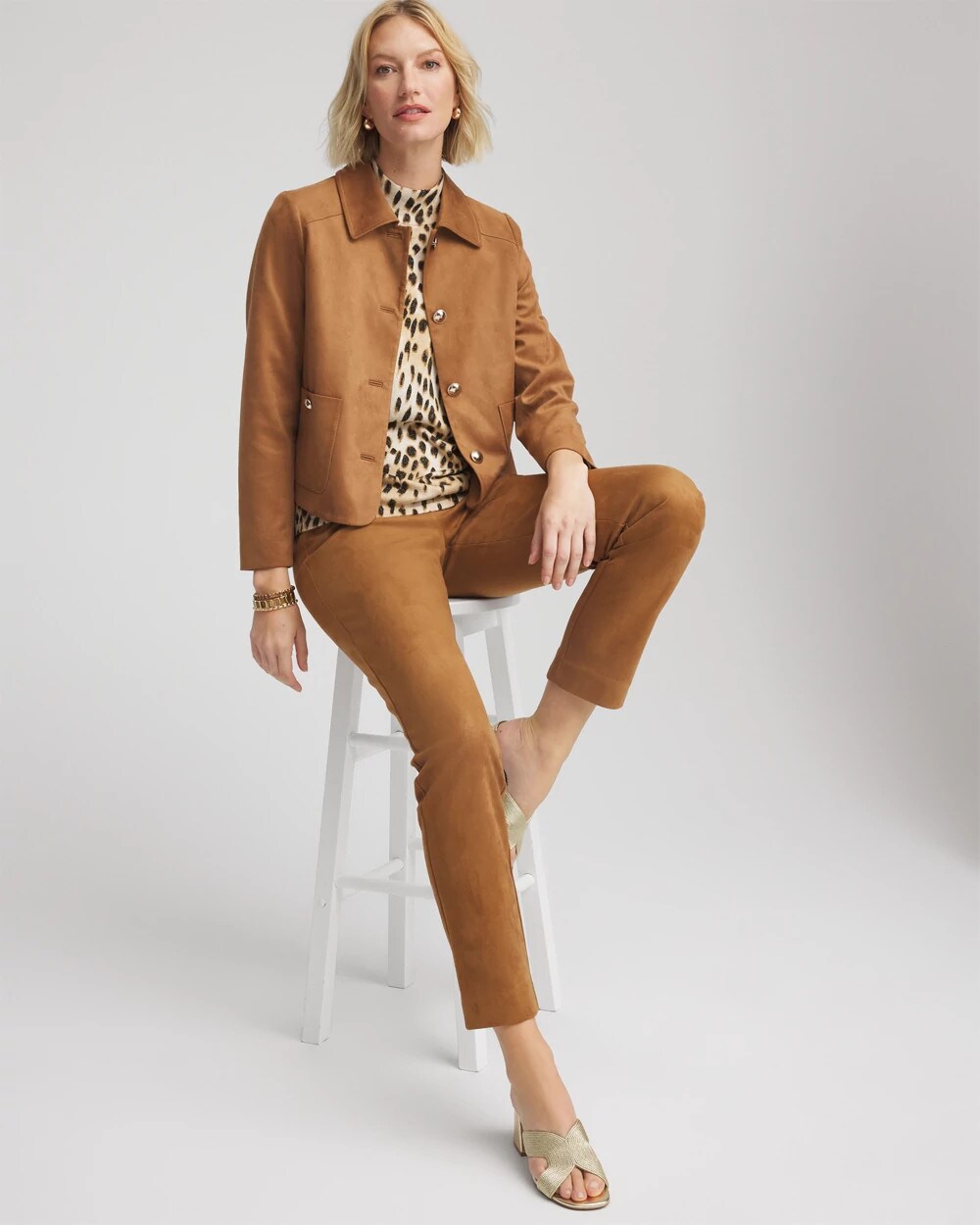 Chico's Customer Favorite | Suede Cropped Jacket