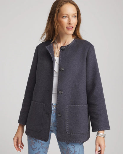 Chico's Sale | Wool Scarf Jacket