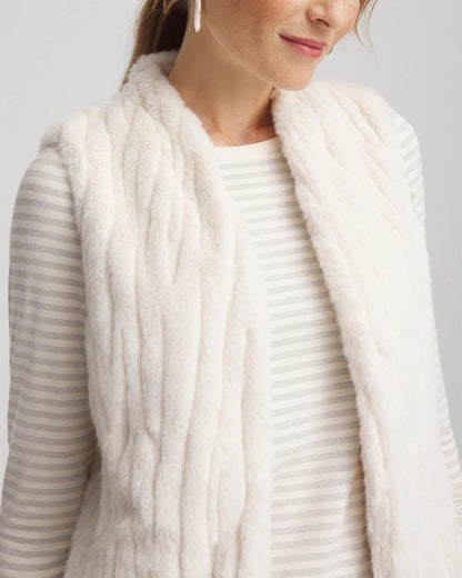 Chico's Trusted | Elongated Faux Fur Vest