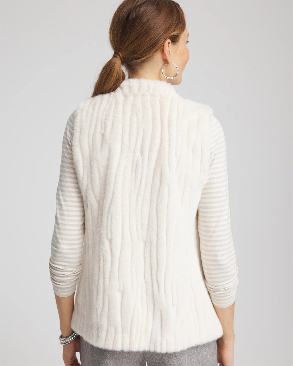 Chico's Trusted | Elongated Faux Fur Vest