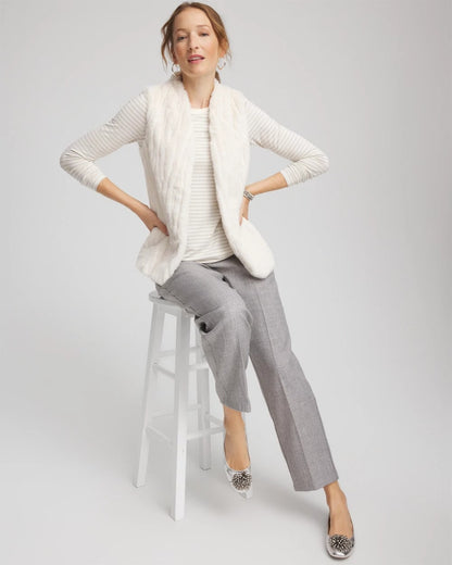 Chico's Trusted | Elongated Faux Fur Vest
