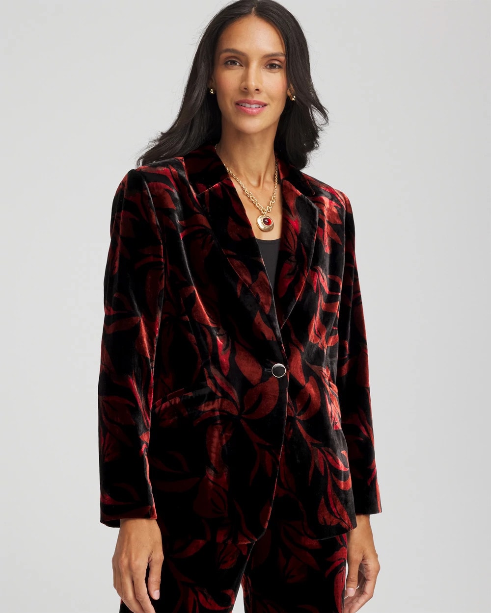Chico's Customer Favorite | Velvet Printed Blazer