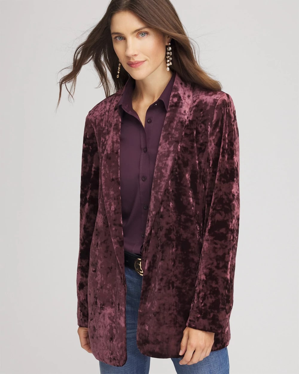 Chico's Top Pick | Crushed Velvet Blazer