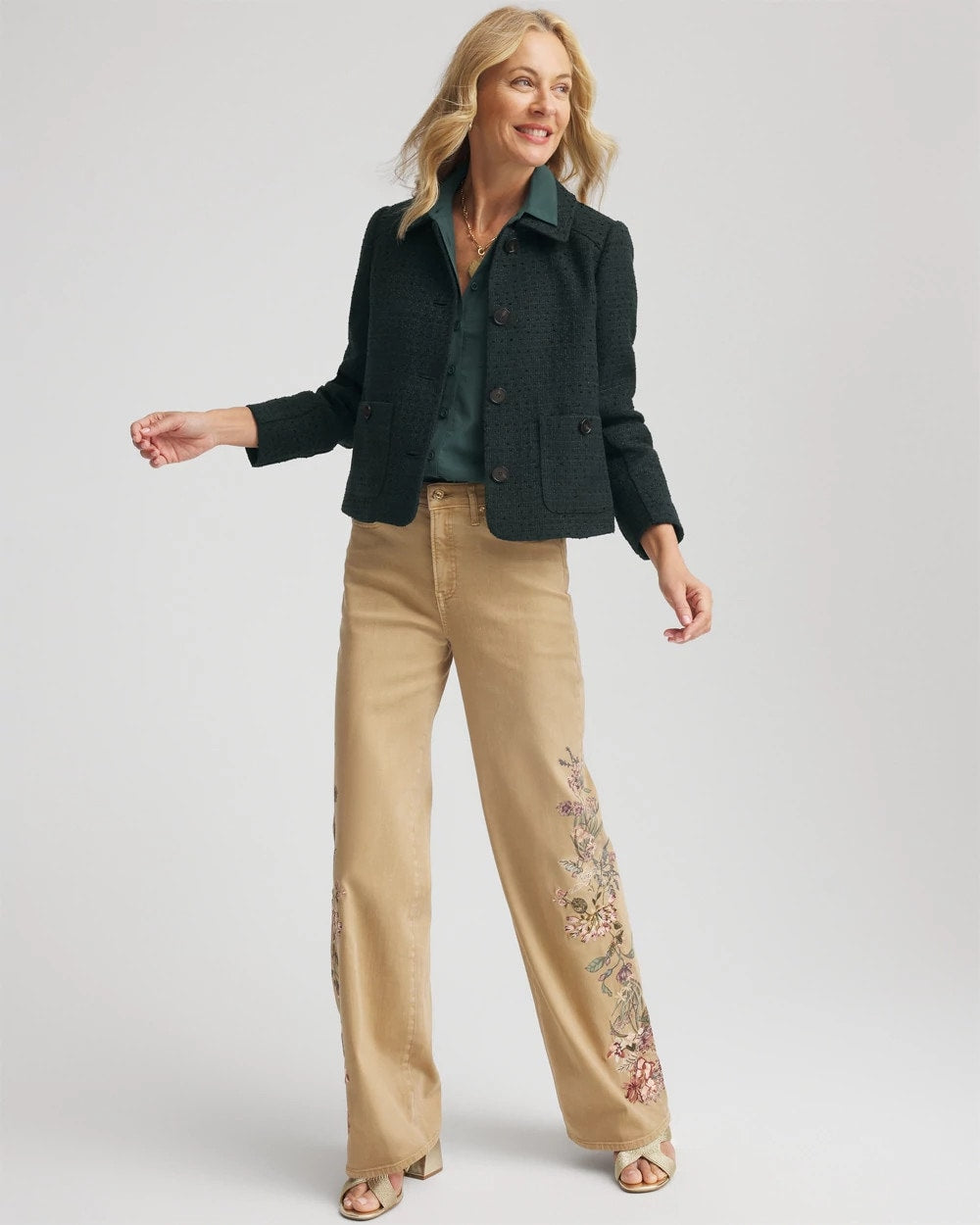 Chico's Customer Favorite | Tweed Cropped Jacket