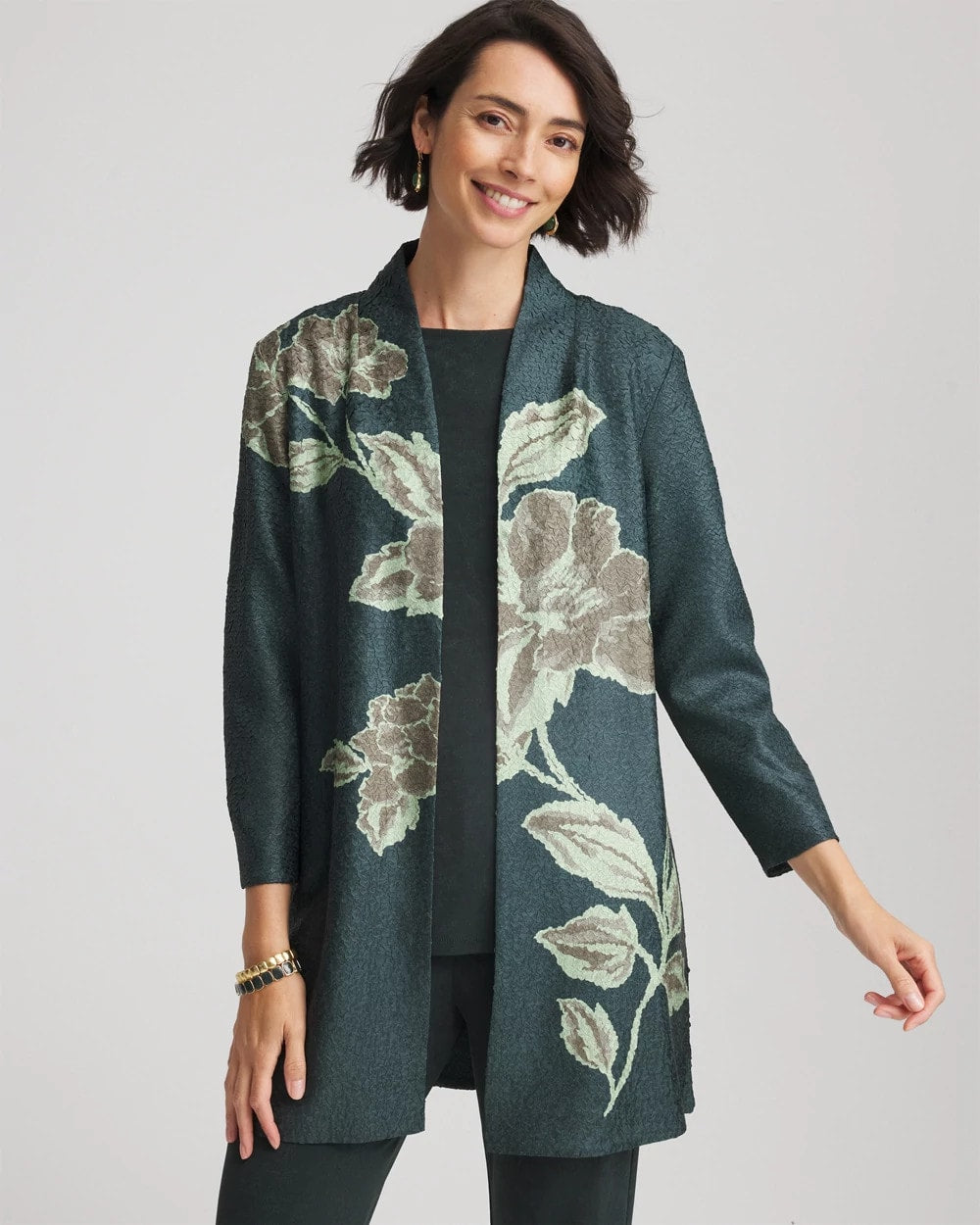 Chico's Sale | Travelers™ Collection Artisanal Crushed Reversible Jacket