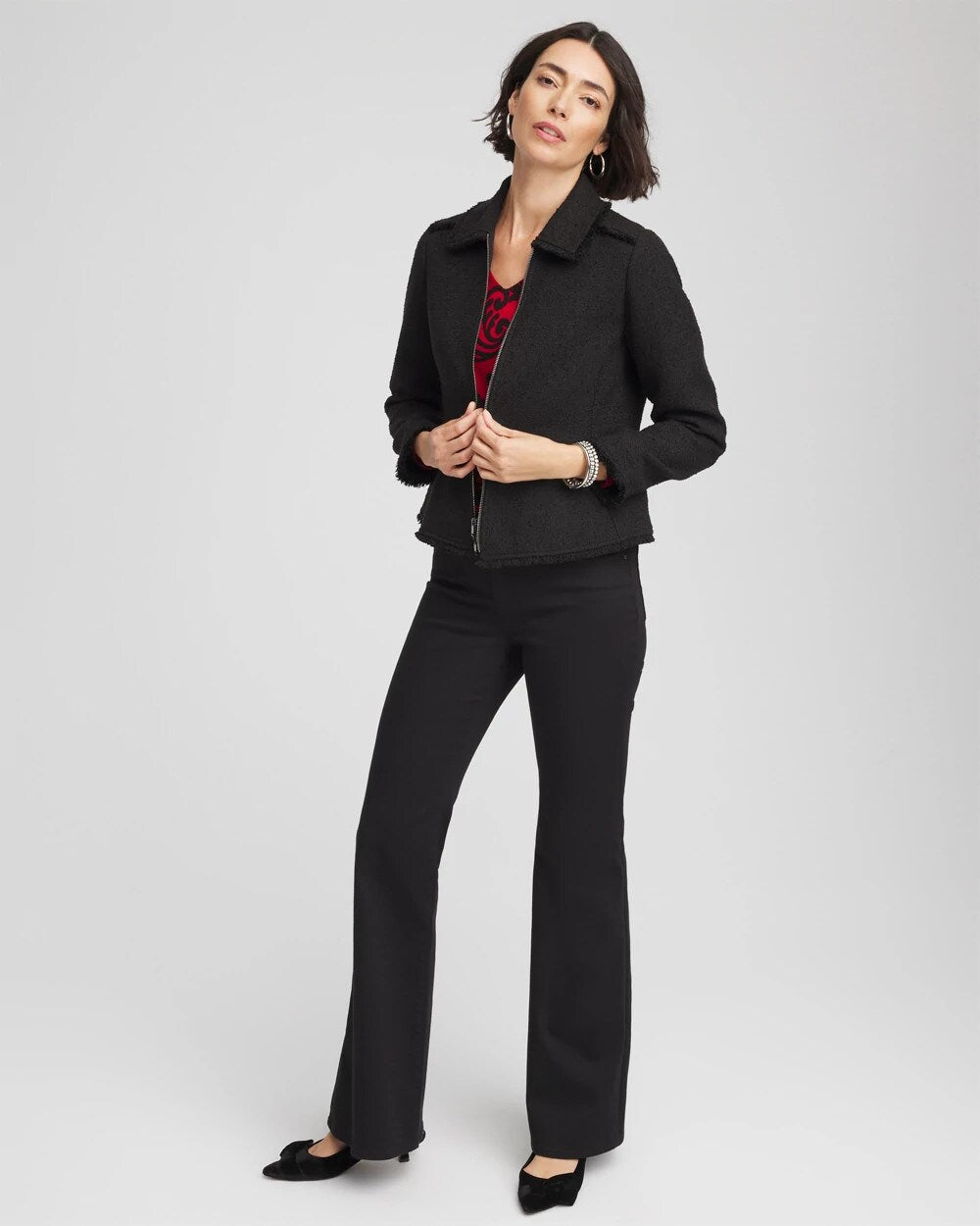 Chico's Best Price | Bouclé Peplum Jacket