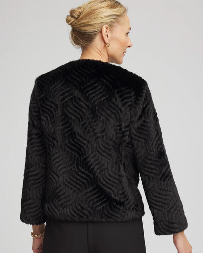 Chico's Value | Pattern Fur Jacket