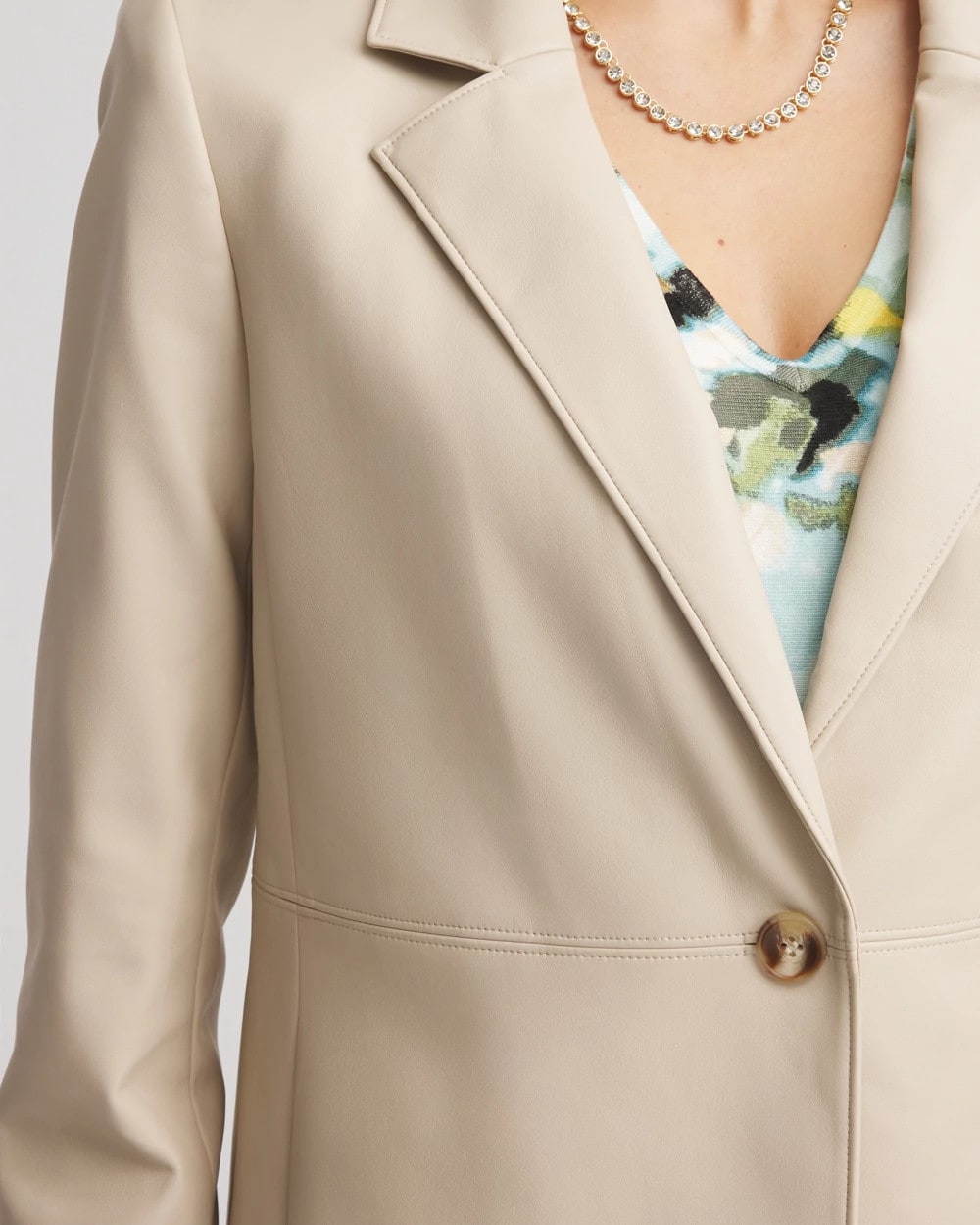 Chico's Trending | Faux Leather Blazer